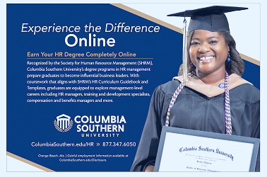 Columbia Southern University Online Degree Program - HRProfessionalsMagazine